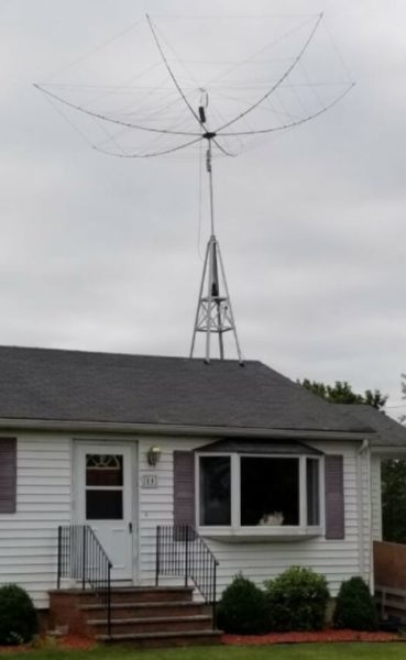 Wire Beam Antenna - Hexbeam at 33 feet