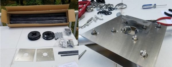 Beginning Spiderbeam Assembly
