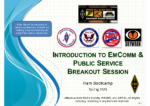 Introduction to EmComm and Public Service