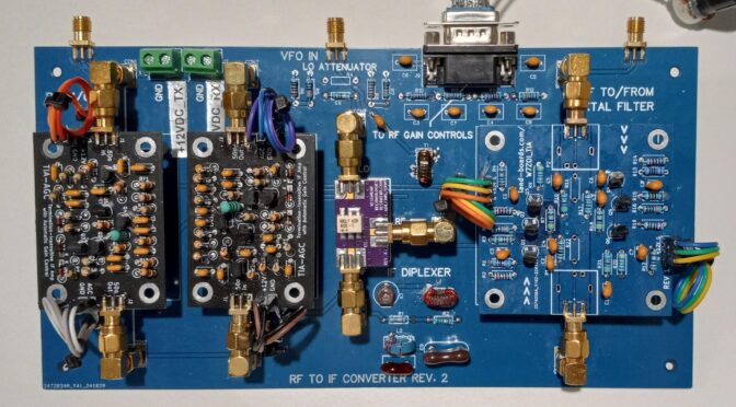 An RF to IF Converter for QRP SSB Transceiver Use